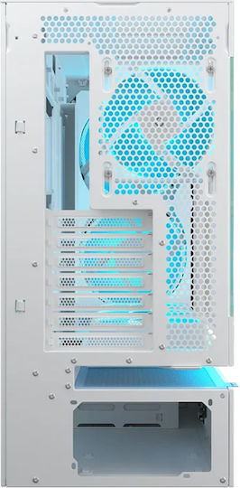 Cougar CFV235 Mesh Vision Gaming Midi Tower Κουτί Υπολογιστή με RGB Φωτισμό Λευκό