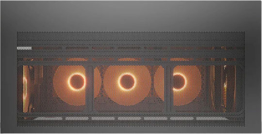 Cougar CFV235 Mesh Vision Gaming Midi Tower Computer Case with RGB Lighting Black