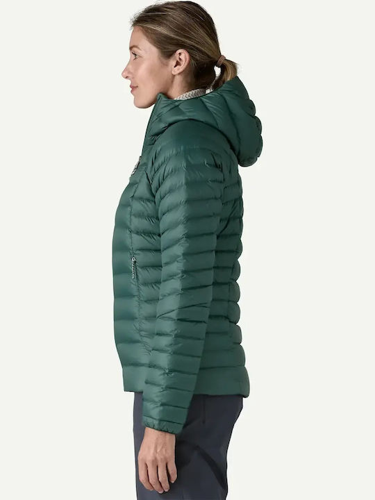 Damen Puffer Jacke Winddicht für Winter Sizzle Red