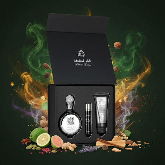 Lattafa Fakhar Man Ανδρικό Σετ με Eau de Parfum και Shower Gel 3τμχ