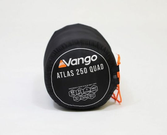 Vango Sleeping Bag Single Atlas 250 Black