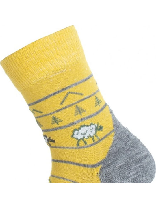 Lasting Kids' Socks Yellow