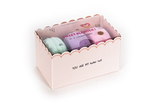 Tri-Coastal Design Σετ με Σφουγγαράκια Μακιγιάζ για Foundation Macarons 3τμχ