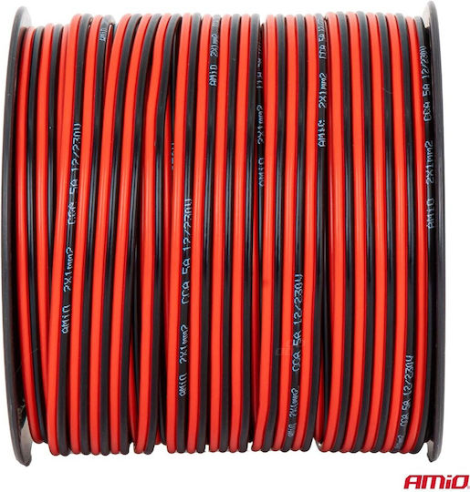 AMiO Kabel 6,3mm Stecker - 6,3mm Stecker 100m (04458)