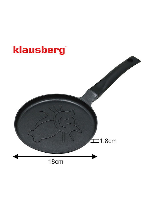 Klausberg Τηγάνι για Pancakes από Αλουμίνιο με Αντικολλητική Επίστρωση 18cm