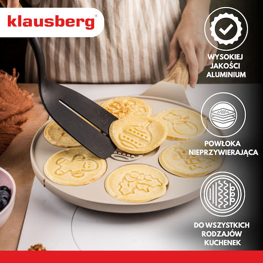 Klausberg Τηγάνι για Pancakes από Αλουμίνιο με Αντικολλητική Επίστρωση 26.5cm