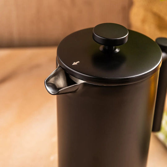 KING Hoff Manual Filter Coffee Maker Stainless Steel Black 1lt