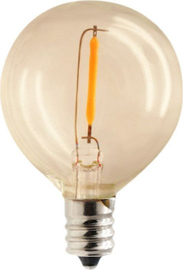 Forever Light Bulb Λάμπες LED 0.5W για Ντουί E12 και Σχήμα G40 Θερμό Λευκό 24lm 6τμχ