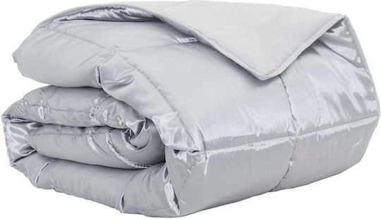vidaXL Плик за Завивка Двоен 200x220 Silver