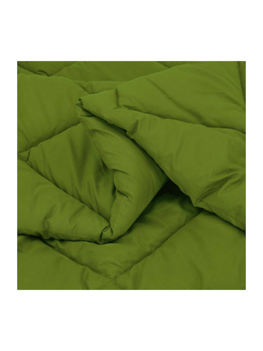 vidaXL Duvet Cover Queen 220x240 Green