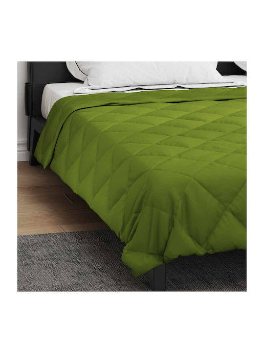 vidaXL Duvet Cover Queen 220x240 Green