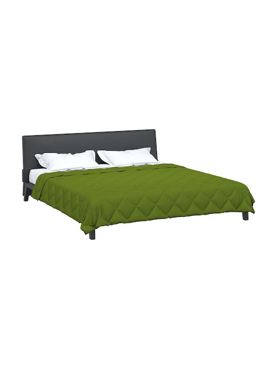 vidaXL Duvet Cover Queen 220x240 Green