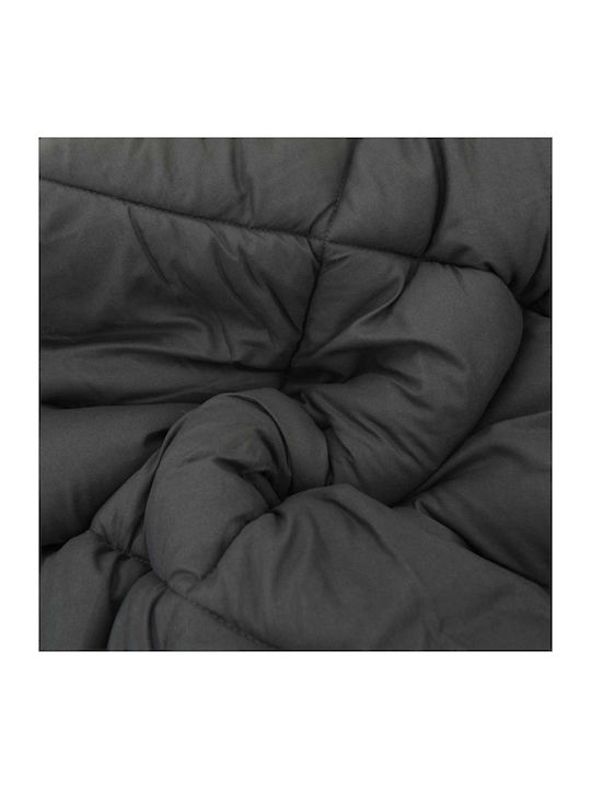 vidaXL Duvet Cover Queen 220x240 Green, Anthracite