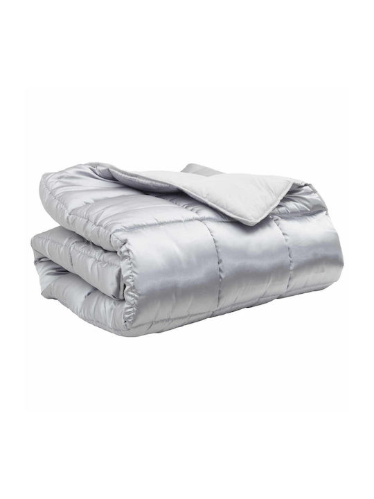 vidaXL Bettbezug Übergröße 220x240 Silver