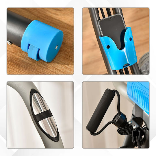 HomCom Xbike Αναδιπλούμενο Ποδήλατο Spinning Μαγνητικό