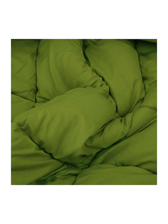 vidaXL Плик за Завивка Единичен 140x200 Зелен