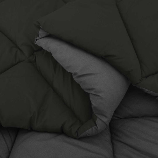 vidaXL Единичен 135x200 Black, Anthracite vidaXL Единичен 135x200 Black, Anthracite