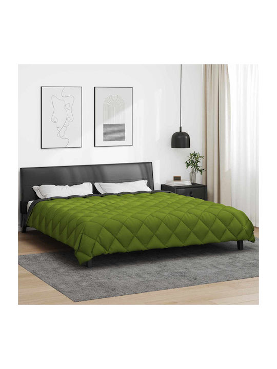 vidaXL Плик за Завивка Двоен 200x200 Green, Anthracite