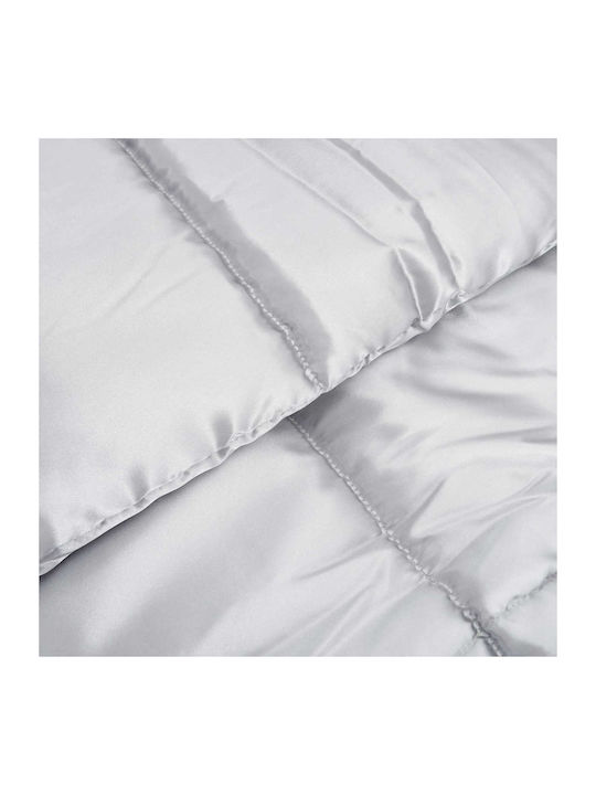 vidaXL Плик за Завивка Кинг Сайз 220x260 Silver