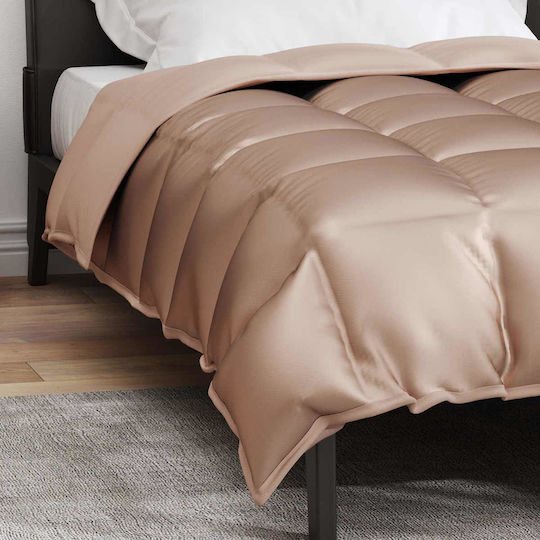 vidaXL Duvet Cover Double 200x155 Gold