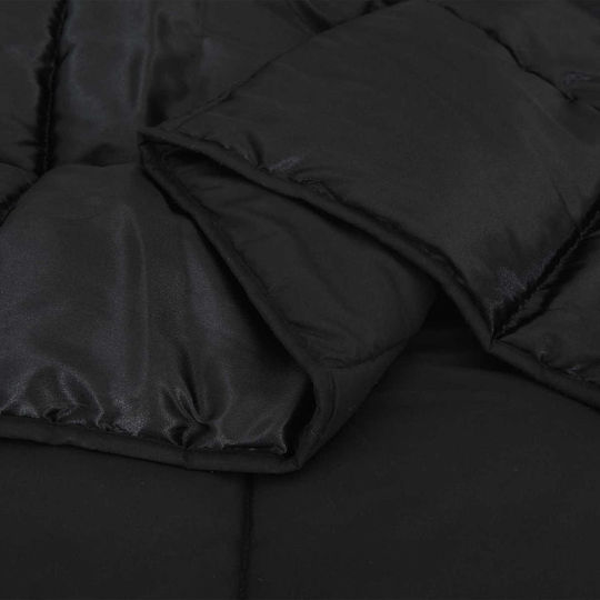 vidaXL Καναπέ 140x200εκ. Μαύρο vidaXL Καναπέ 140x200εκ. Μαύρο