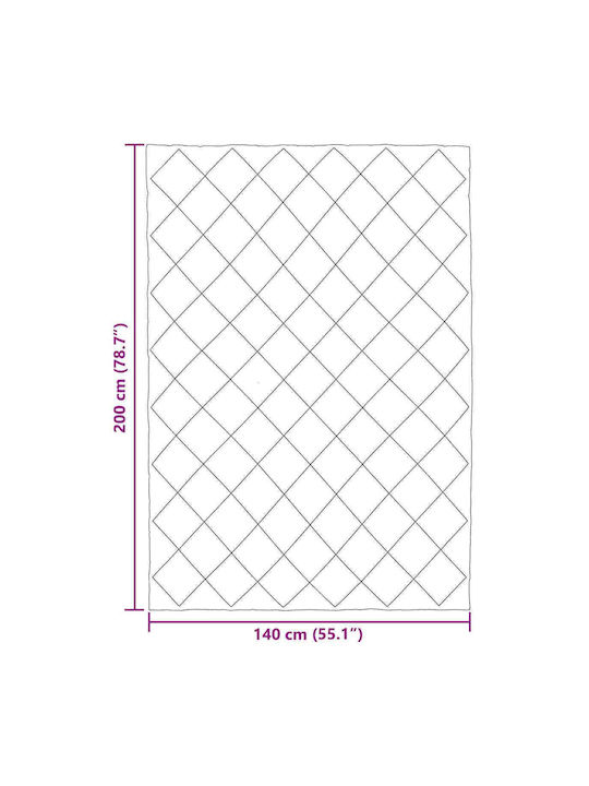 vidaXL Pătură Canapea 140x200 cm Taupe