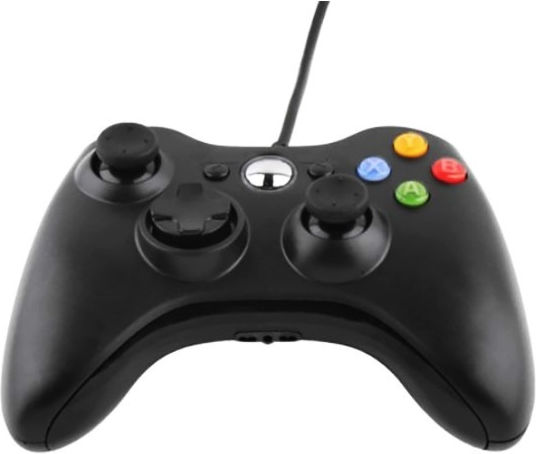 DBR2JTMBM Ενσύρματο Gamepad για PC / Xbox 360 Μαύρο