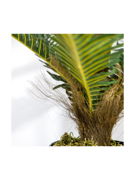 Homcom Artificial Palm Plant 18 Leaves Pot Height 85 cm Green Indoor 830-679v00gn