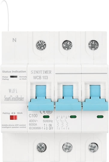 Sinotimer Buton de comutare WiFi 400V 100A