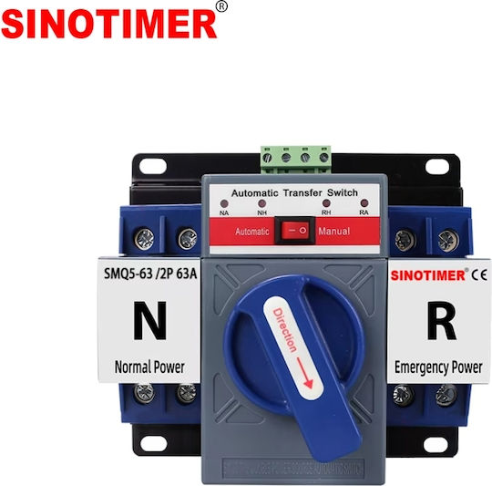 Sinotimer Bipolar Buton de comutare cu releu 230V 63A