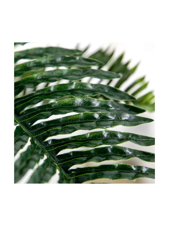 Homcom Artificial Palm Plant 18 Leaves Pot Height 85 cm Green Indoor 830-679v00gn