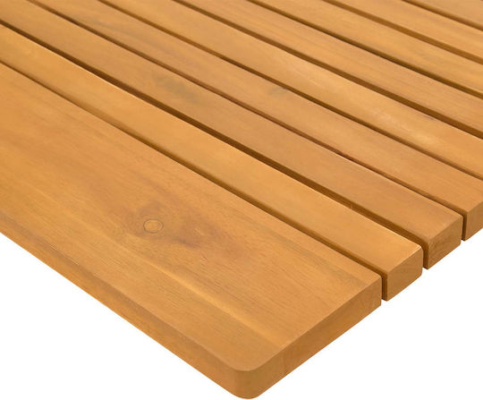 vidaXL Covoraș de Baie din Lemn 42025264 Maro 59x40cm