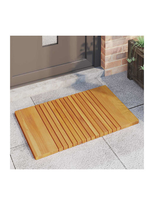vidaXL Bath Mat Wooden 42025264 Coffee 59x40cm