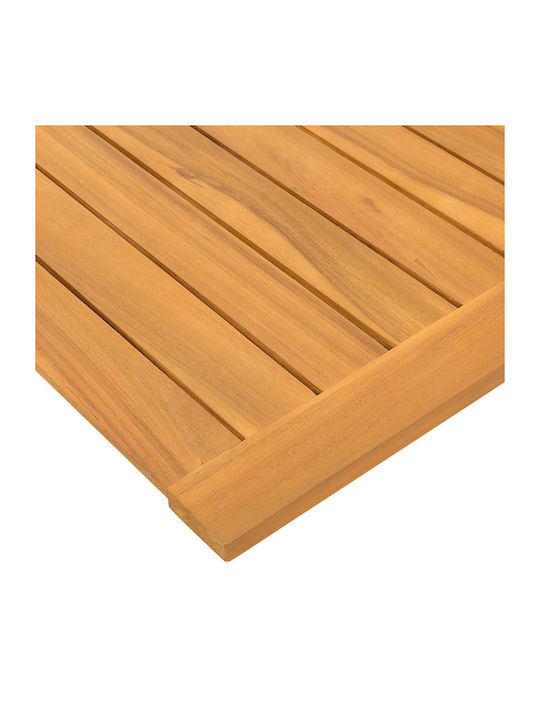 vidaXL Bath Mat Wooden 42025269 Coffee 100x55cm