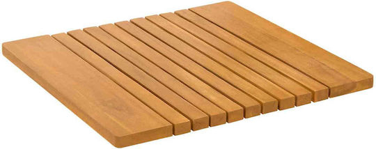 vidaXL Bath Mat Wooden 42025263 Coffee 59x40cm