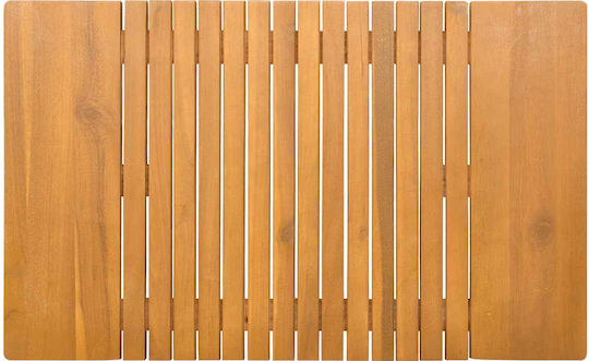 vidaXL Bath Mat Wooden 42025264 Coffee 59x40cm