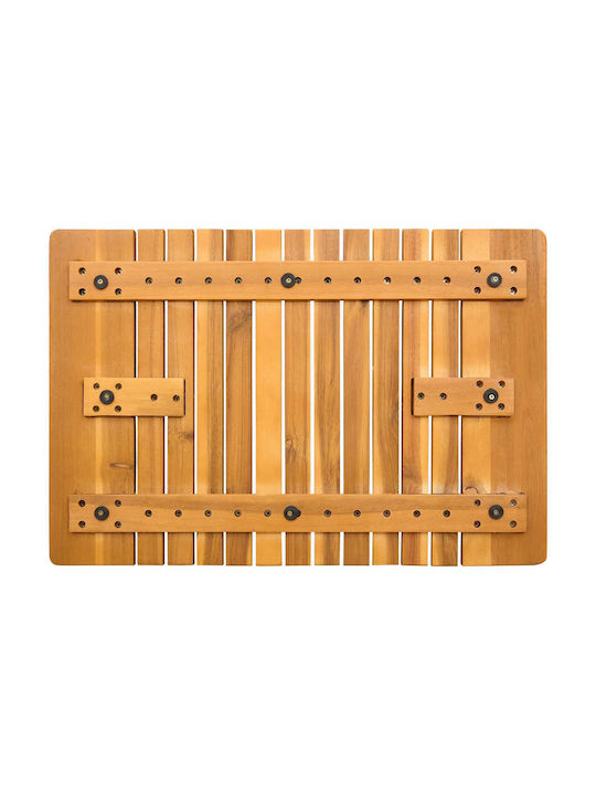 vidaXL Bath Mat Wooden 42025262 Coffee 59x40cm