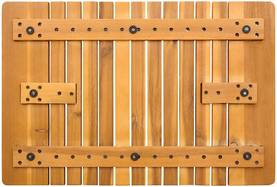 vidaXL Bath Mat Wooden 42025262 Coffee 59x40cm