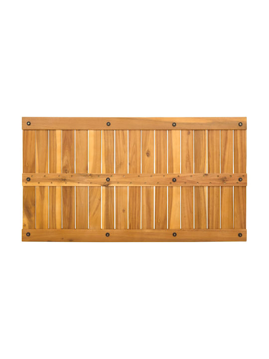 vidaXL Bath Mat Wooden 42025269 Coffee 100x55cm