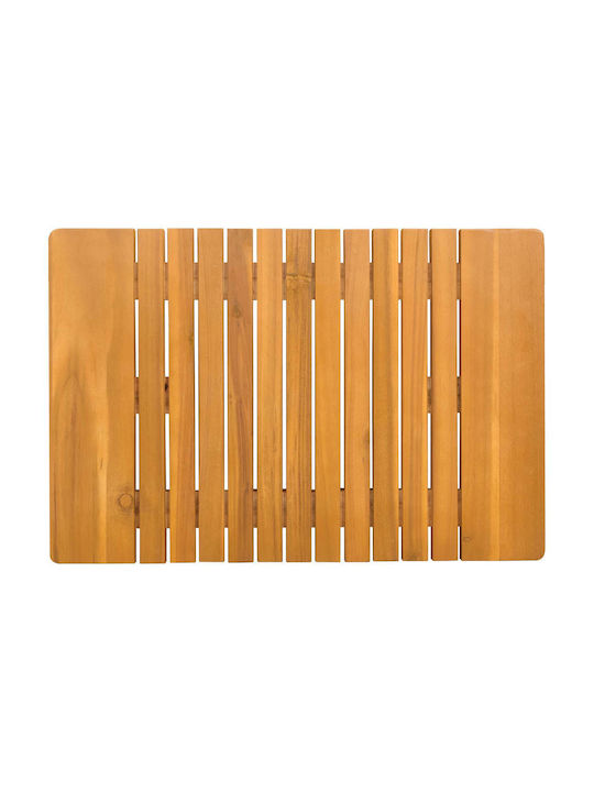 vidaXL Bath Mat Wooden 42025262 Coffee 59x40cm