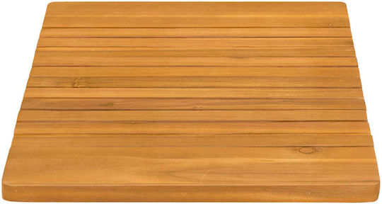 vidaXL Bath Mat Wooden 42025262 Coffee 59x40cm
