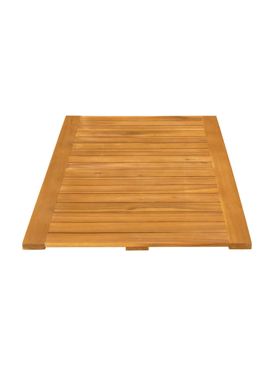 vidaXL Bath Mat Wooden 42025269 Coffee 100x55cm