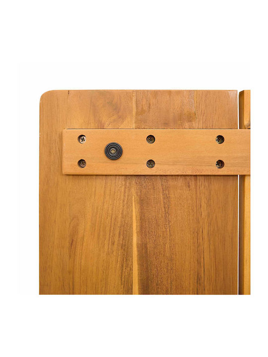 vidaXL Bath Mat Wooden 42025265 Coffee 100x55cm