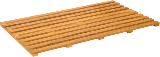 vidaXL Non-Slip Bath Mat Wooden 42025260 Coffee 100x53cm