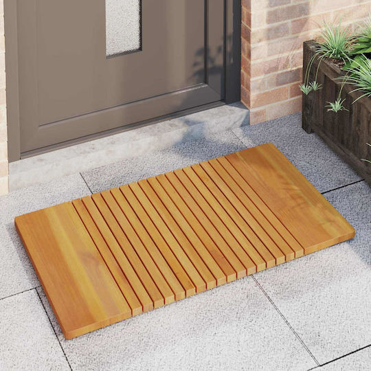 vidaXL Bath Mat Wooden 42025265 Coffee 100x55cm