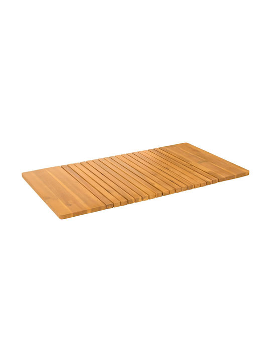 vidaXL Bath Mat Wooden 42025265 Coffee 100x55cm