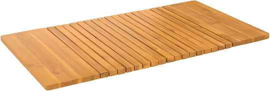 vidaXL Bath Mat Wooden 42025265 Coffee 100x55cm
