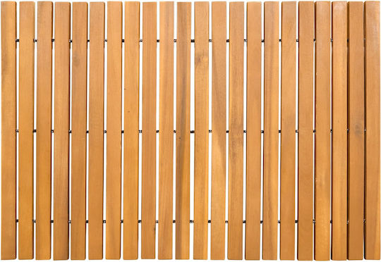 vidaXL Bath Mat Wooden 42025251 Coffee 60x40cm