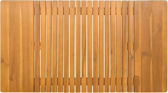 vidaXL Bath Mat Wooden 42025265 Coffee 100x55cm