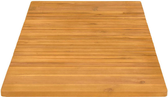 vidaXL Bath Mat Wooden 42025265 Coffee 100x55cm